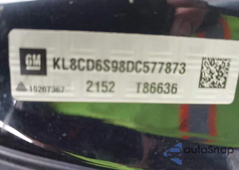 2013 Chevrolet Spark 1Lt Auto from USA, damaged, VIN KL8CD6S98DC577873